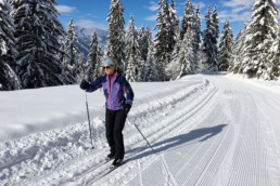 A private cross country ski lesson in Meribel