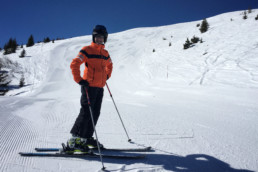 A private ski lesson for an advanced skier in Courchevel